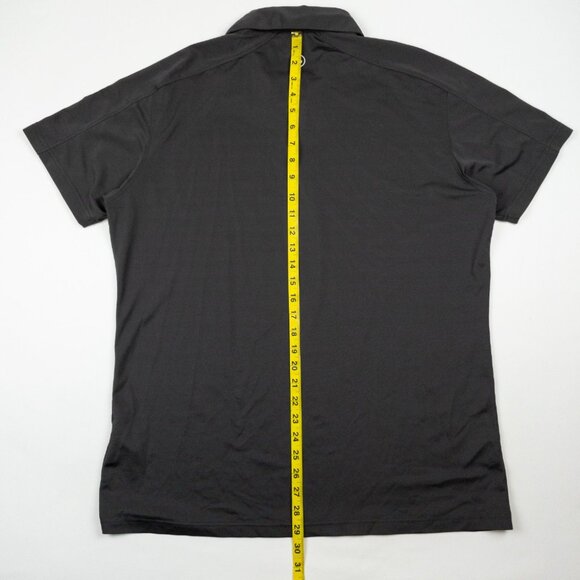 Galvin Green Ventil8 Golf Polo Men's XL Gray Pink Geometric Print Shirt - Picture 9 of 12